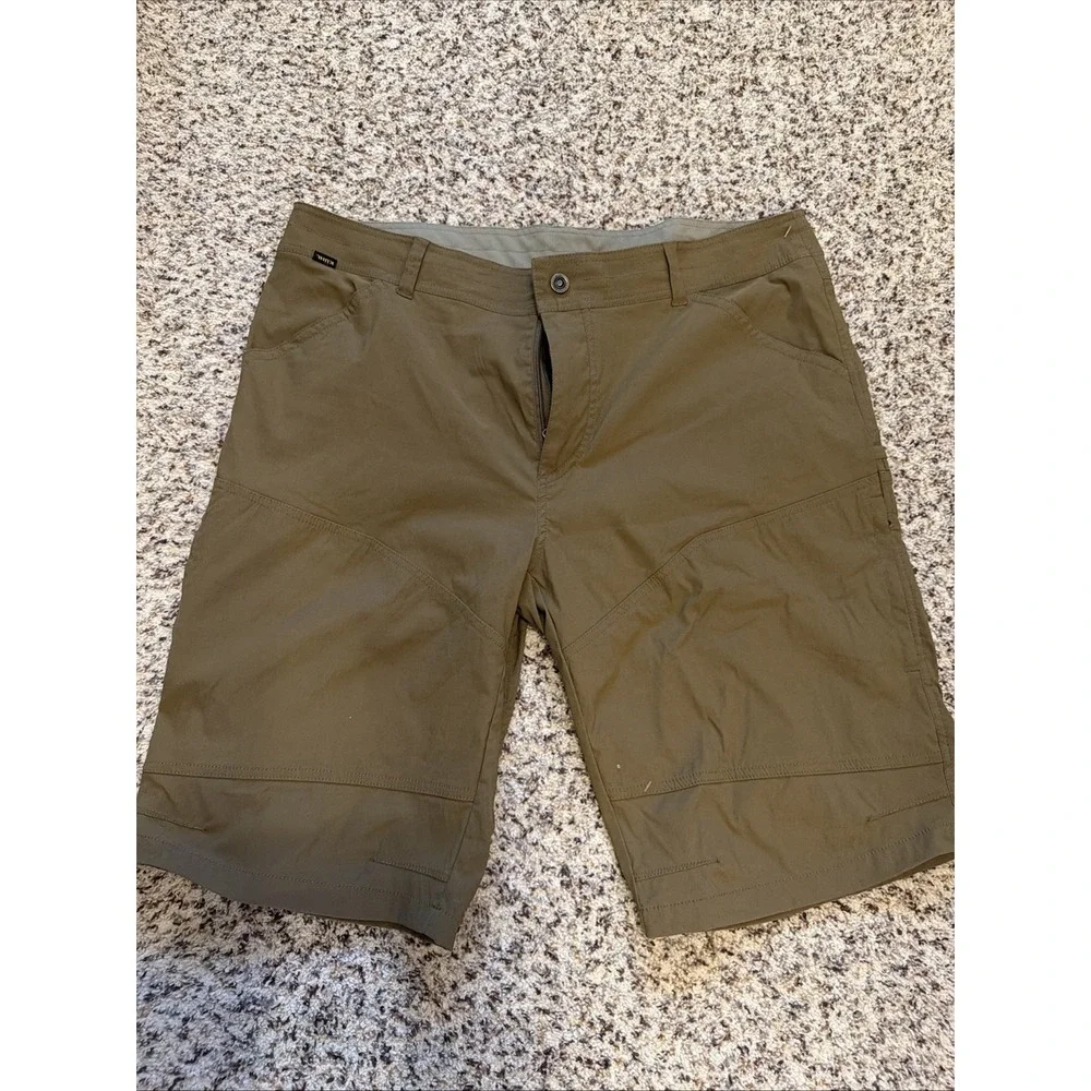 Kuhl Mens Sz 40 Hiking Cargo Shorts Khaki 12